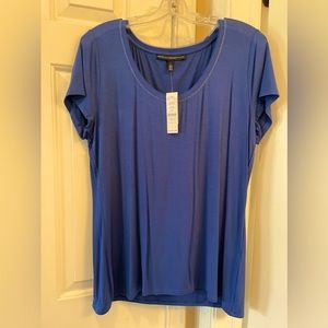 Brand NEW WHBM Large Scoop Neck Tee
